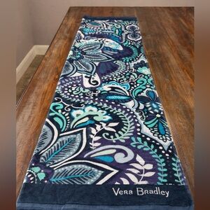 Vera Bradley Blue Island Medallion Beach Towel NWT
